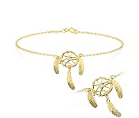 Dream Cather Shaped Anklets ANK-192-GP